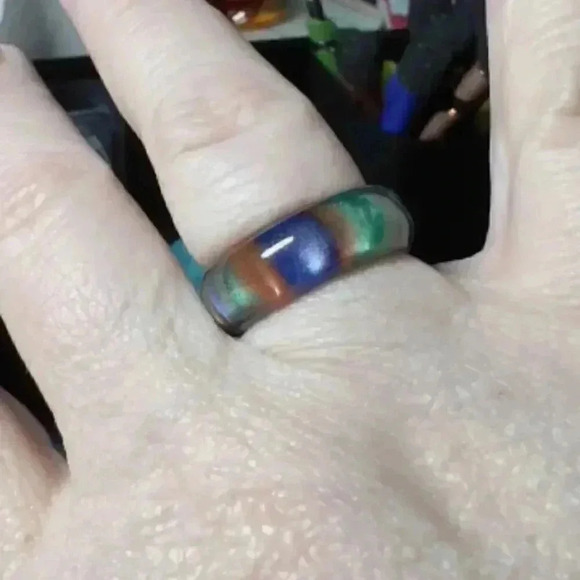 Boho Rainbow Ring (Size 6) - Picture 4 of 4